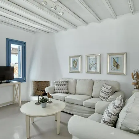 Вилла Deluxe Mykonos Pareja Ii 2 Bedroom Outdoor Pool Beautiful Location Panormos *