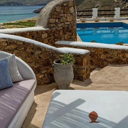 Deluxe Mykonos Pareja Ii 2 Bedroom Outdoor Pool Beautiful Location Panormos Вилла