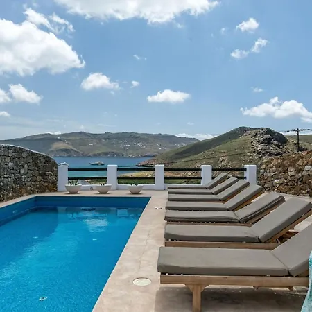 Deluxe Mykonos Pareja Ii 2 Bedroom Outdoor Pool Beautiful Location Panormos וילה