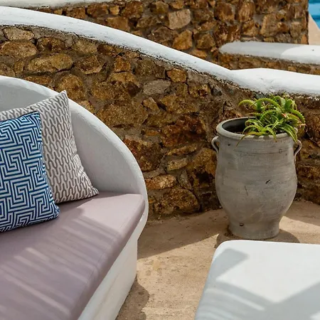 Deluxe Mykonos Pareja Ii 2 Bedroom Outdoor Pool Beautiful Location Panormos Villa