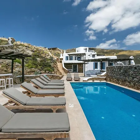 Deluxe Mykonos Pareja Ii 2 Bedroom Outdoor Pool Beautiful Location Panormos ヴィラ