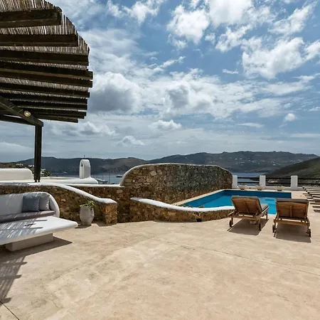 Deluxe Mykonos Pareja Ii 2 Bedroom Outdoor Pool Beautiful Location Panormos Βίλα Πάνορμος Μυκόνου